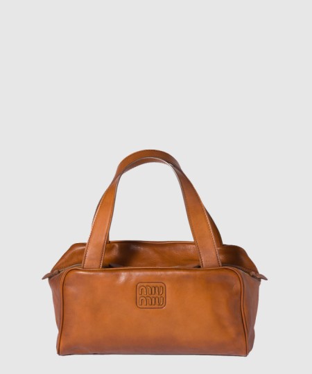 [MIUMIU-미우미우]가죽 탑 핸들 백 5BB182