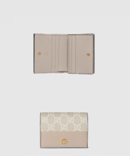 [GUCCI-구찌]GG 마몽 바이컬러 미니 지갑 841358