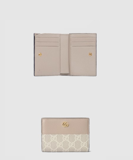 [GUCCI-구찌]GG 마몽 바이컬러 스몰 지갑 ‎841360