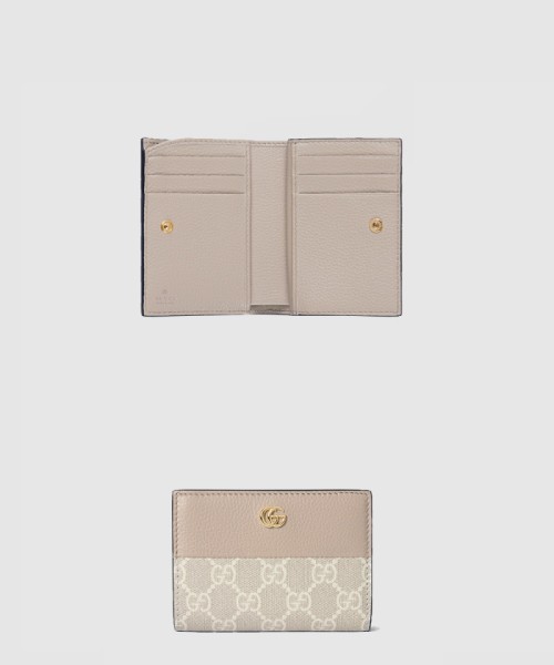 [GUCCI-구찌]GG 마몽 바이컬러 스몰 지갑 ‎841360