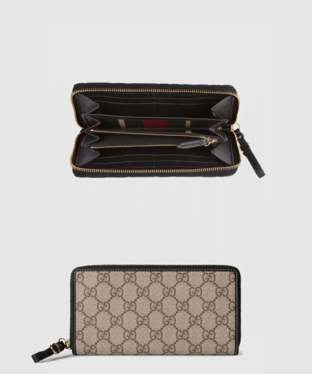 [GUCCI-구찌]GG 엠블럼 지퍼 장지갑 819122
