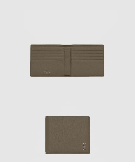 [SAINT LAURENT-생로랑]그레인 가죽 소재의 미니 CASSANDRE 이스트웨스트 지갑 607727