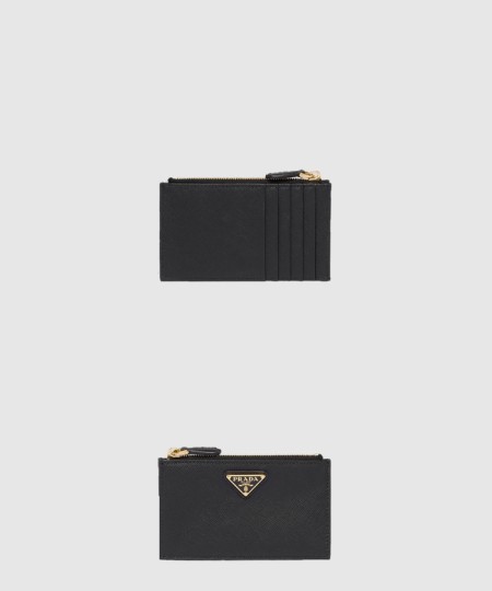[PRADA-프라다]사피아노 가죽 지퍼 카드지갑 1MC086