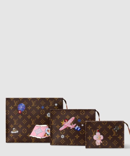 [LOUIS VUITTON-루이비통]트리오 토일렛 파우치 M15357