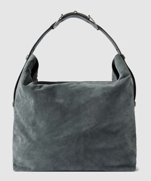 [GUCCI-구찌]베아트릭스 홀스빗 장식 트리밍 스웨이드 토트백 850546