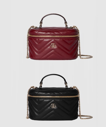 [GUCCI-구찌]GG 마몽 미니 배니티 백 ‎837454