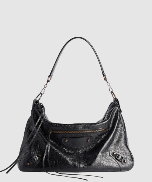 [BALENCIAGA-발렌시아가]남성 르 시티 모토 미디엄 블랙 846186